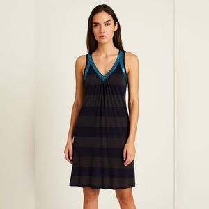 French Connection NWT Striped Sleeveless Sequined Dress